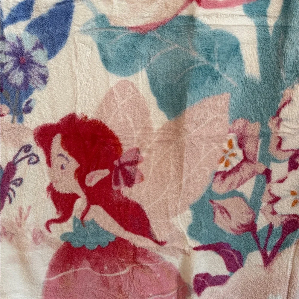 Floral Fairy Butterfly Garden Blanket Pastel Colors Super Soft from Cozy Bliss